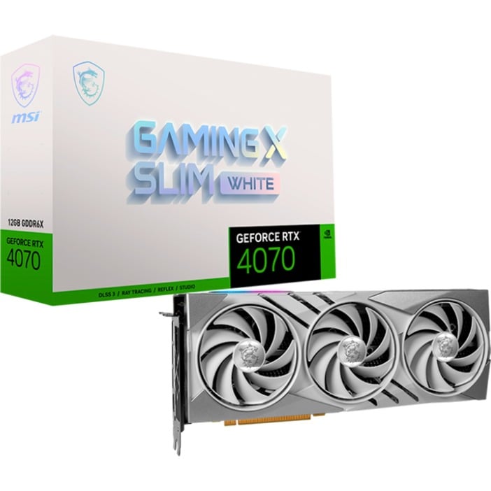 GeForce RTX 4070 GAMING X SLIM 12G WHITE